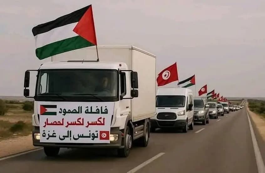 قافلة الصمود تعبر الحدود نحو غزة!