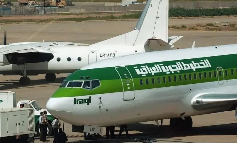 أول طائرة عراقية تصل بيروت من البصرة