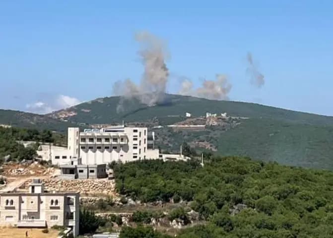 تفجير إسرائيلي مقابل راميا ومروحين