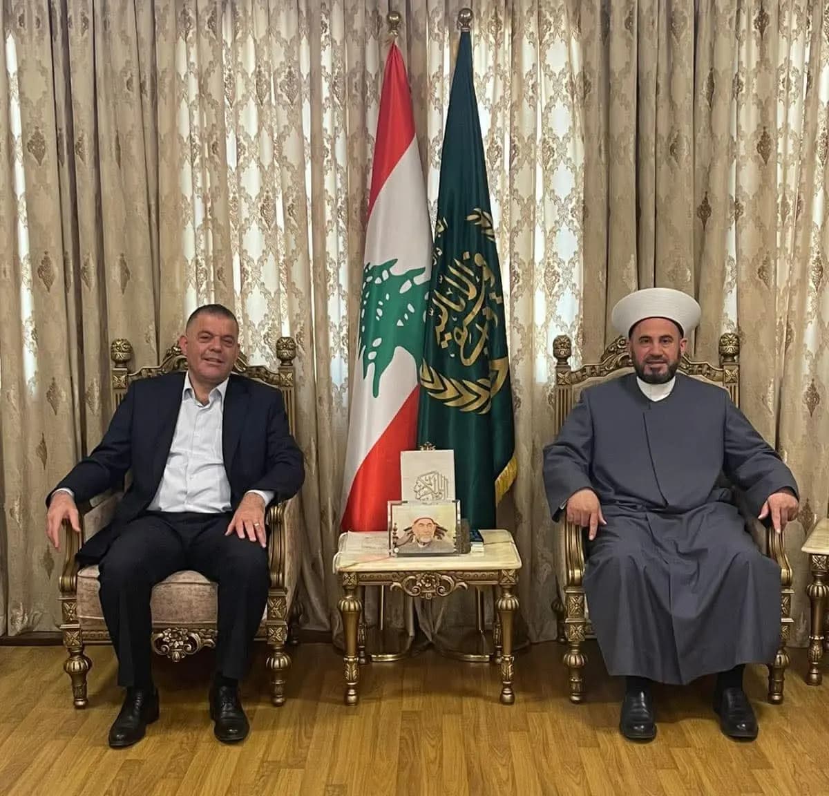 هاجر يهنئ الغزاوي ويبحثان أوضاع البقاع