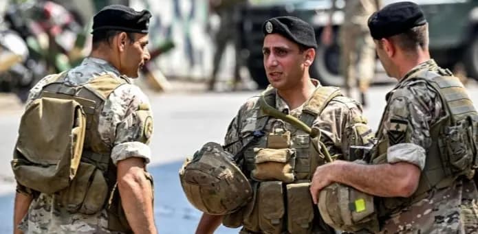 تمارين تدريبية للجيش في وطى الجوز و العاقورة