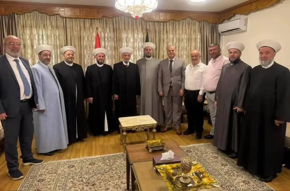 مفتي الجمهورية زار البقاع قبيل لقائه الرئيس السوري