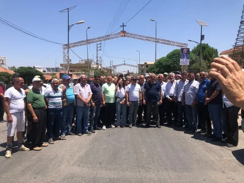 اعتصام في القاع احتجاجًا على أزمة المياه