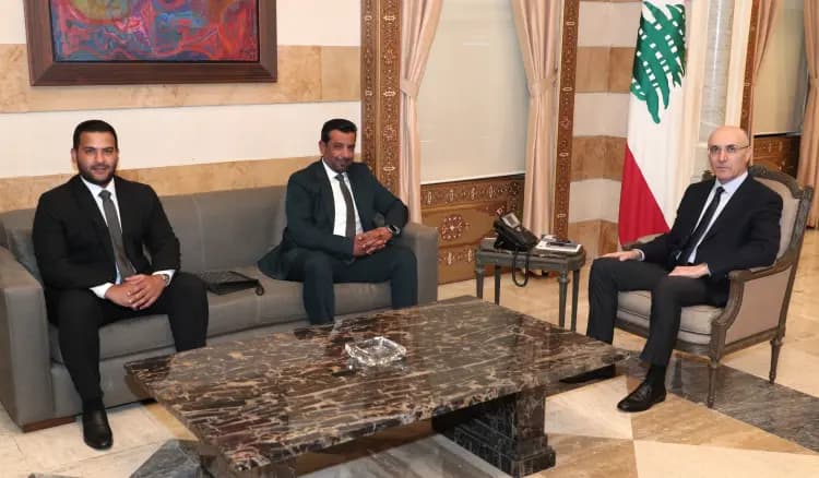 الحجار يستقبل مسؤولا أمنيا كويتيا ويترأس اجتماعا لتنظيم تركيب "الطاقة"