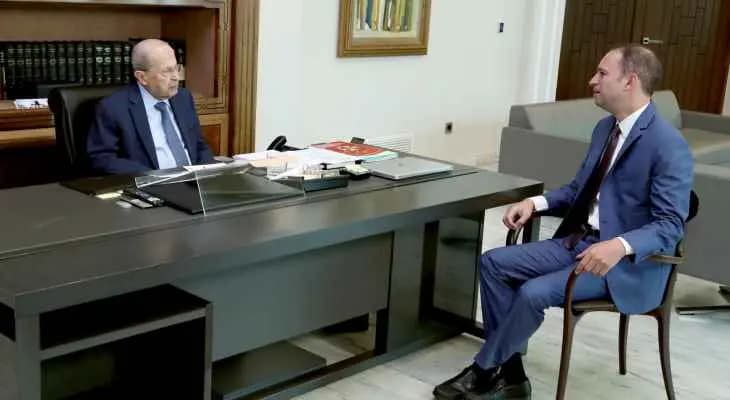الرئيس عون يعرض مع خضر الأوضاع المعيشية لأبناء بعلبك