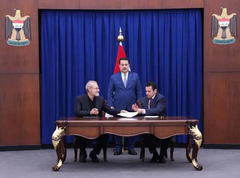 توقيع مذكرة أمنية مشتركة بين إيران والعراق