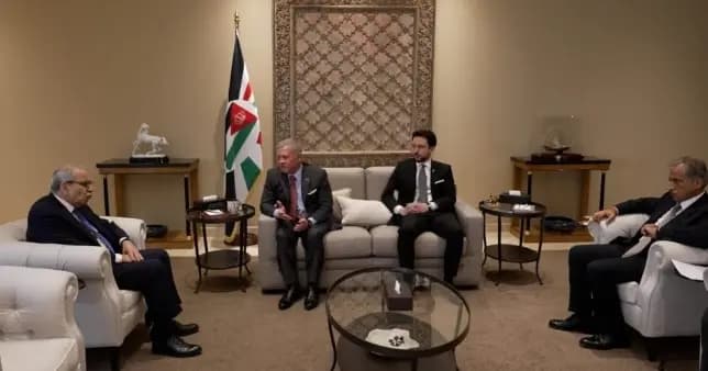 "سندعم لبنان".. الملك عبدالله يلتقي سلام