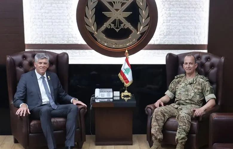 قائد الجيش يلتقي وفد الكونغرس ويشدّد على دور "اليونيفيل"