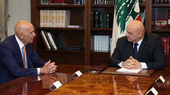 براك يلتقي عون