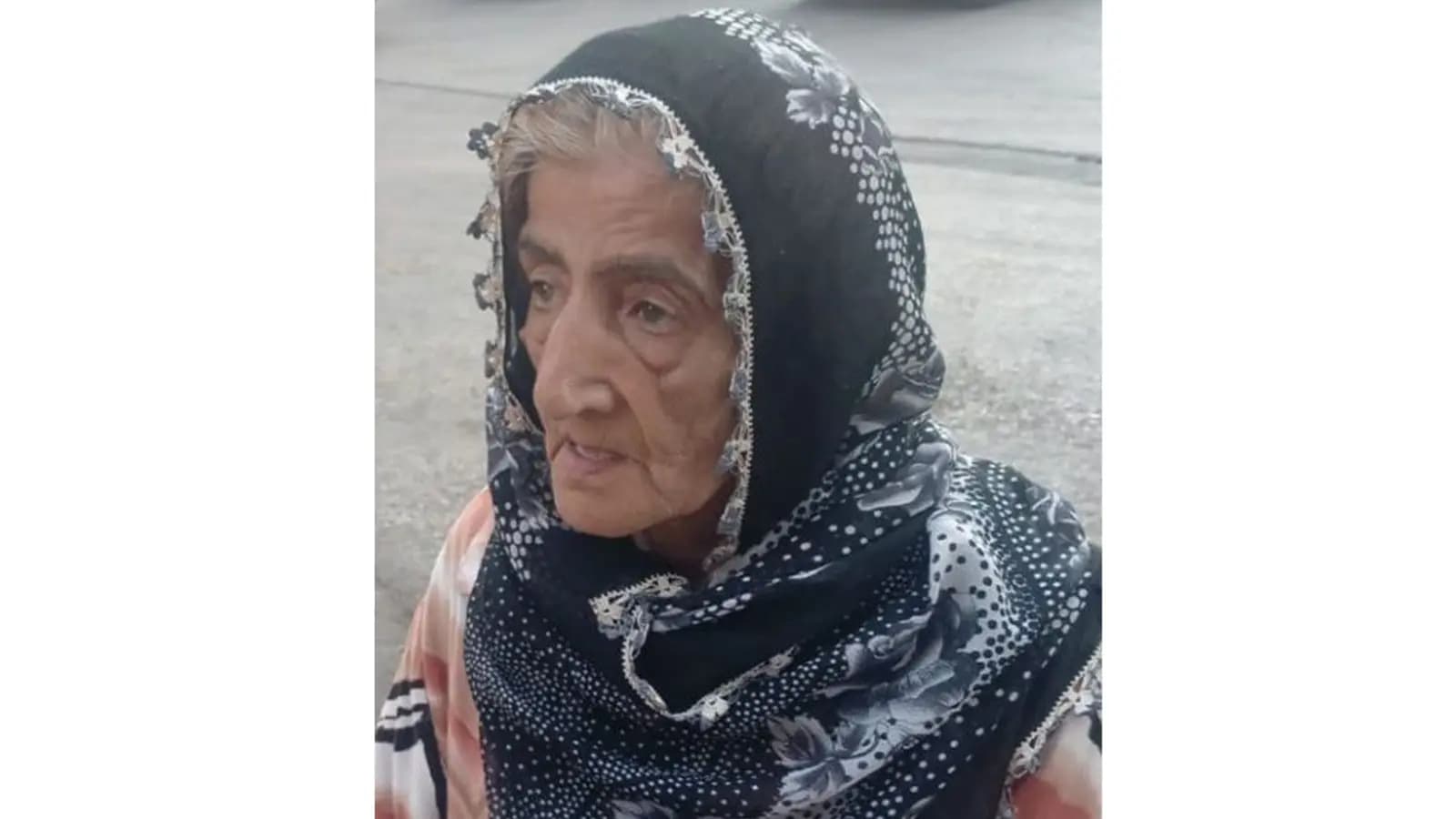 مُسنّة مفقودة وتعاني من الزهايمر