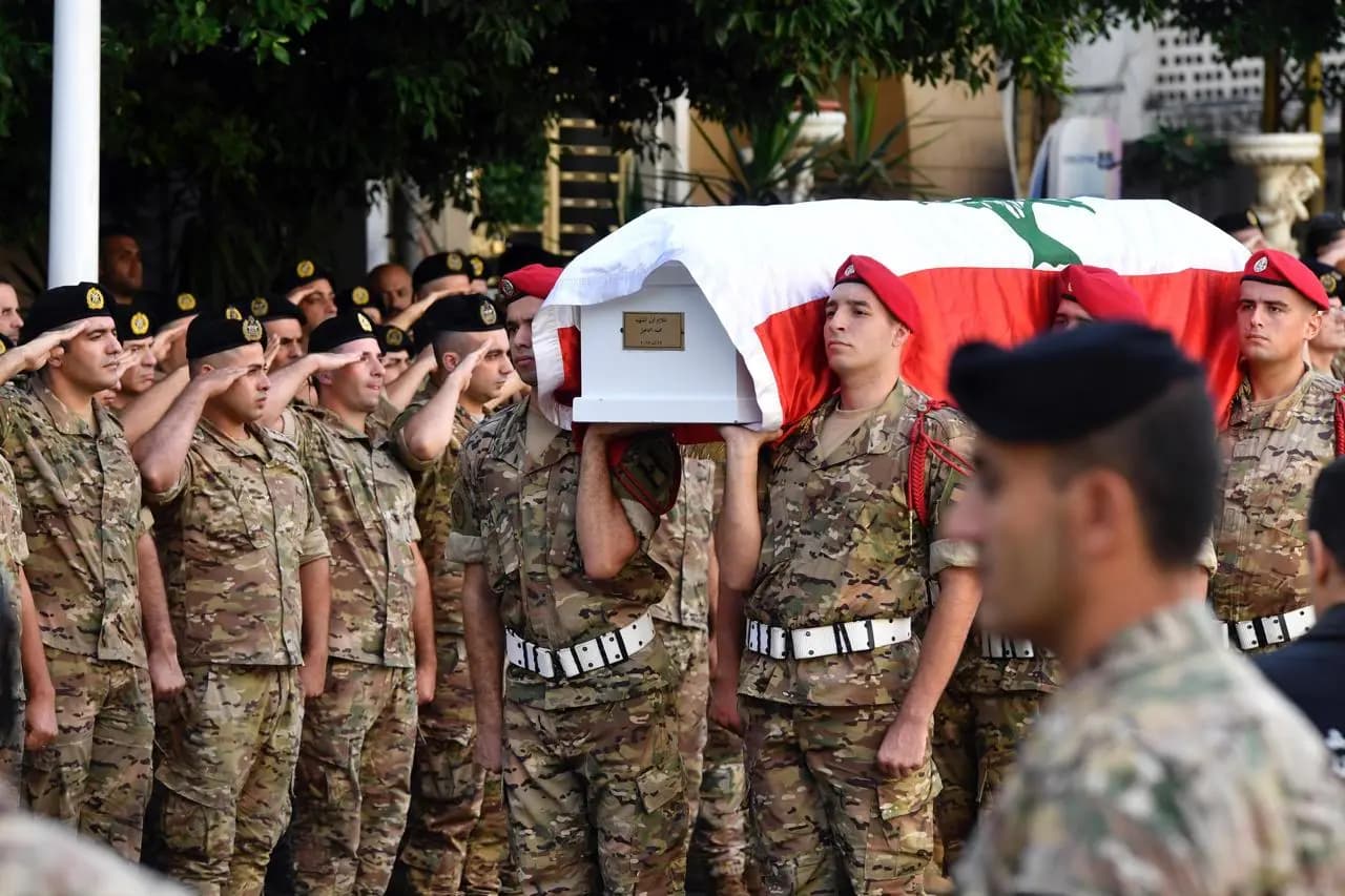 قيادة الجيش تودع الشهيد إسماعيل في داريا