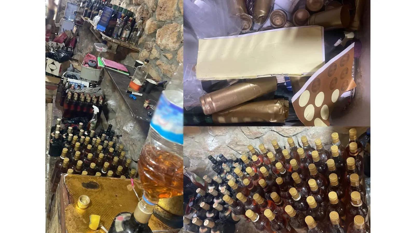 في كسروان.. معمل لتعبئة الكحول المغشوش