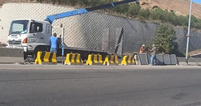 أغلاق فتحة خطرة على أوتوستراد صوفر – المديرج