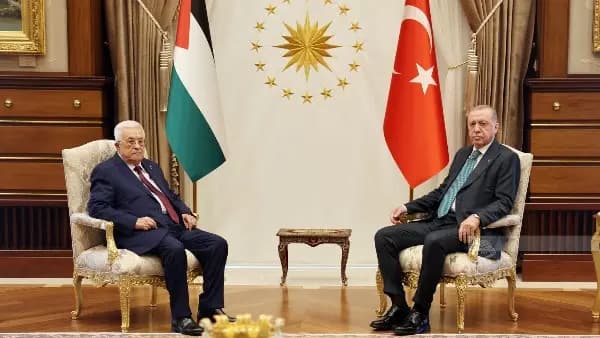قمة فلسطينية - تركية في أنقرة.. وأردوغان يجدد دعمه