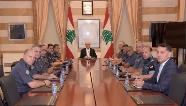 الحجار يلتقي قيادة "قوى الأمن".. وهذا ما شدد عليه