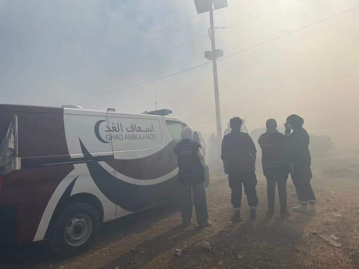 "بالإسعاف والإطفاء".. الغد يواجه حريق الدلهمية