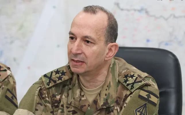 قائد الجيش في البقاع