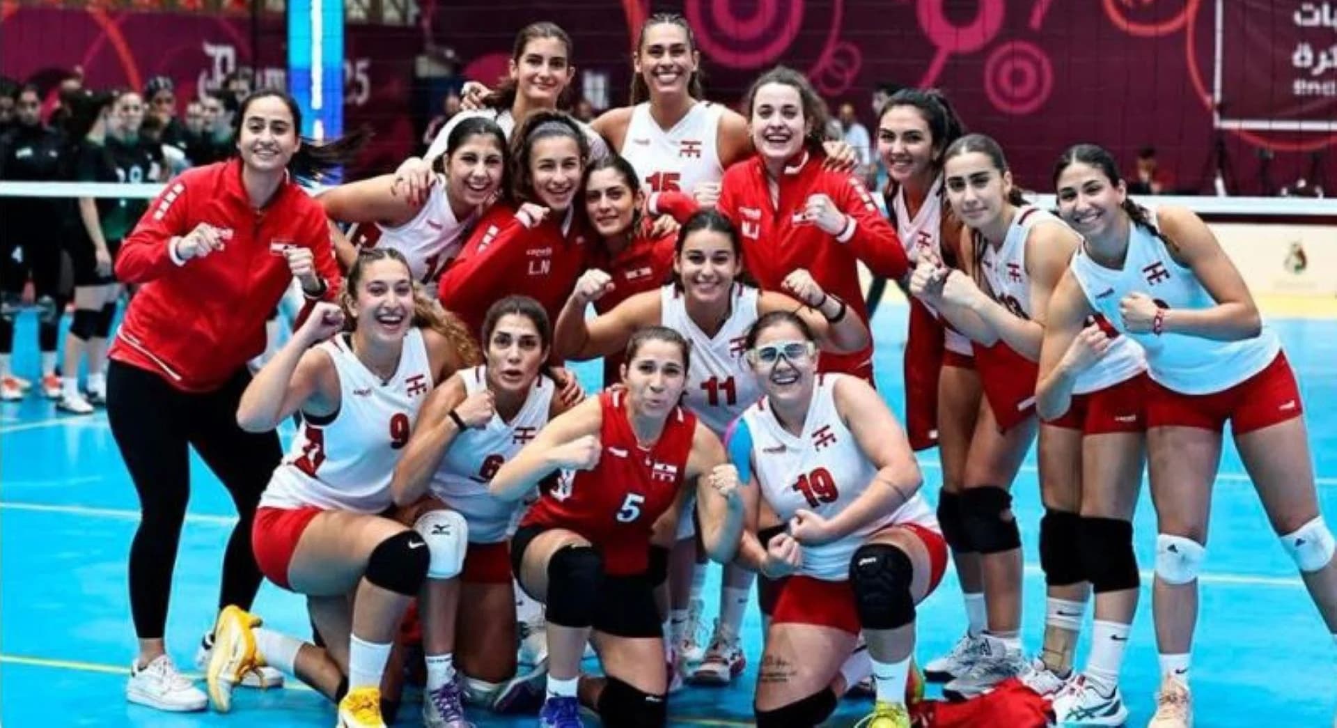 في كرة الطائرة.. سيدات لبنان بطلات غرب آسيا