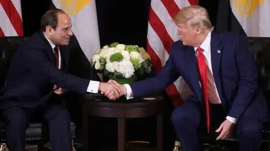 السيسي لترامب: تستحق جائزة نوبل للسلام بجدارة