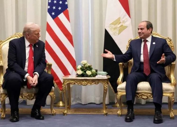 قبيل قمة شرم الشيخ.. ماذا قال السيسي وترامب؟