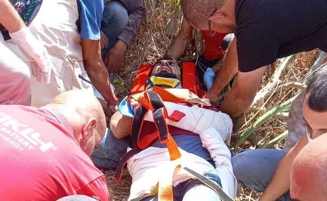 حادث سير مروّع على طريق طورا- العباسية يوقعُ عددًا من الجرحى