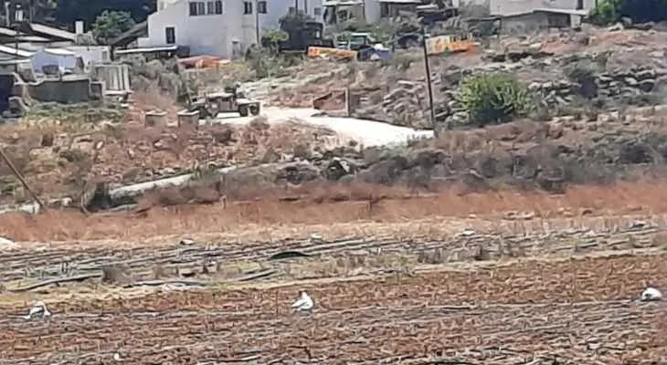 دورية اسرائيلية تتفقد الطريق العسكري في حاصبيا