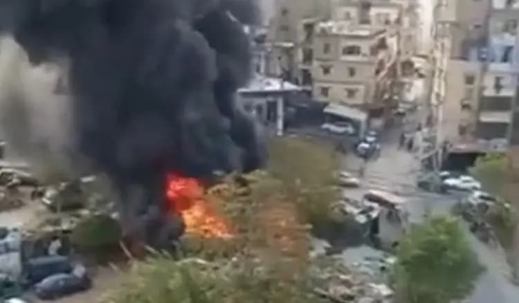 حريق كبير في البوشرية