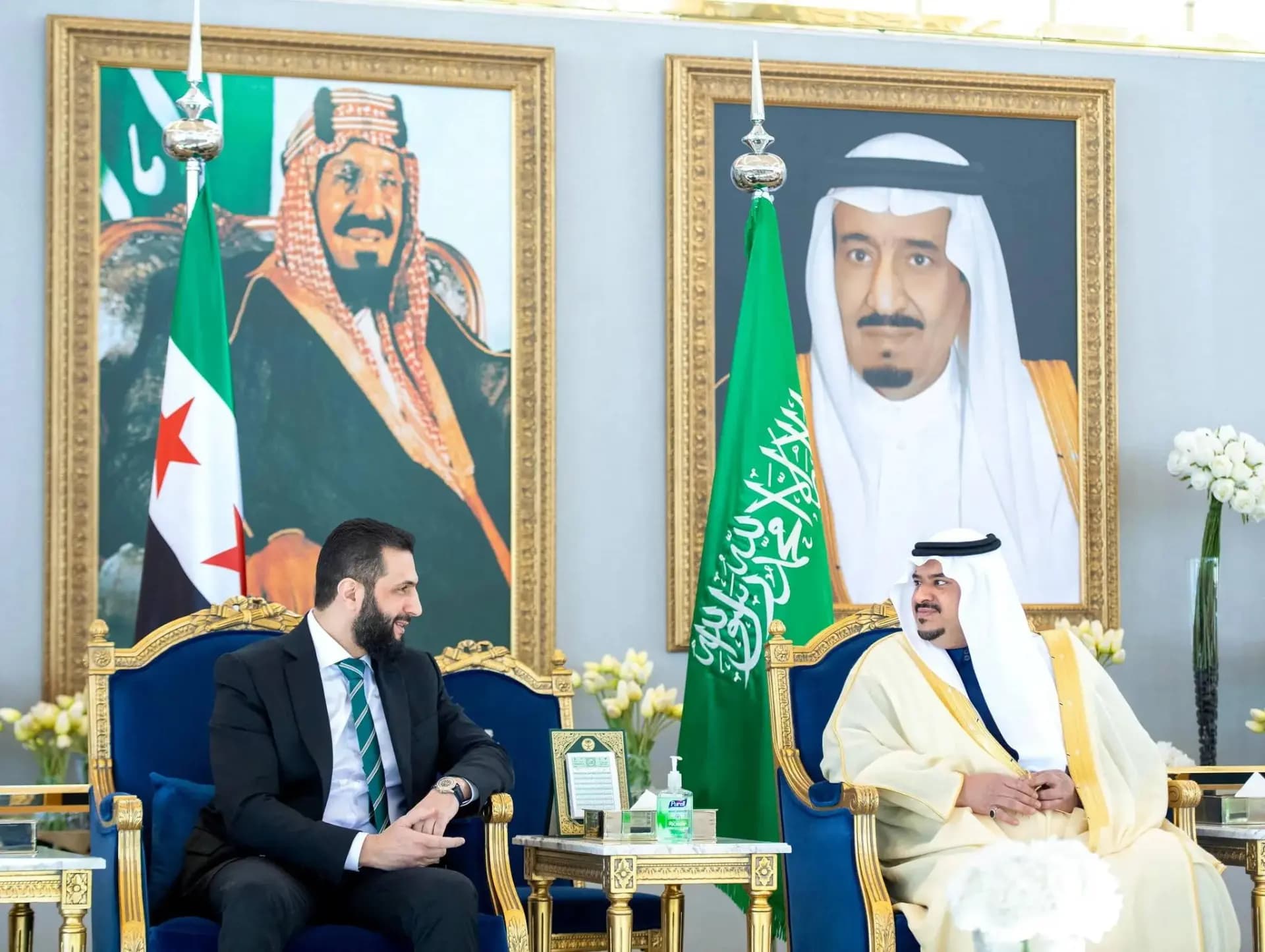 الشرع من الرياض: سوريا تفتح صفحة جديدة