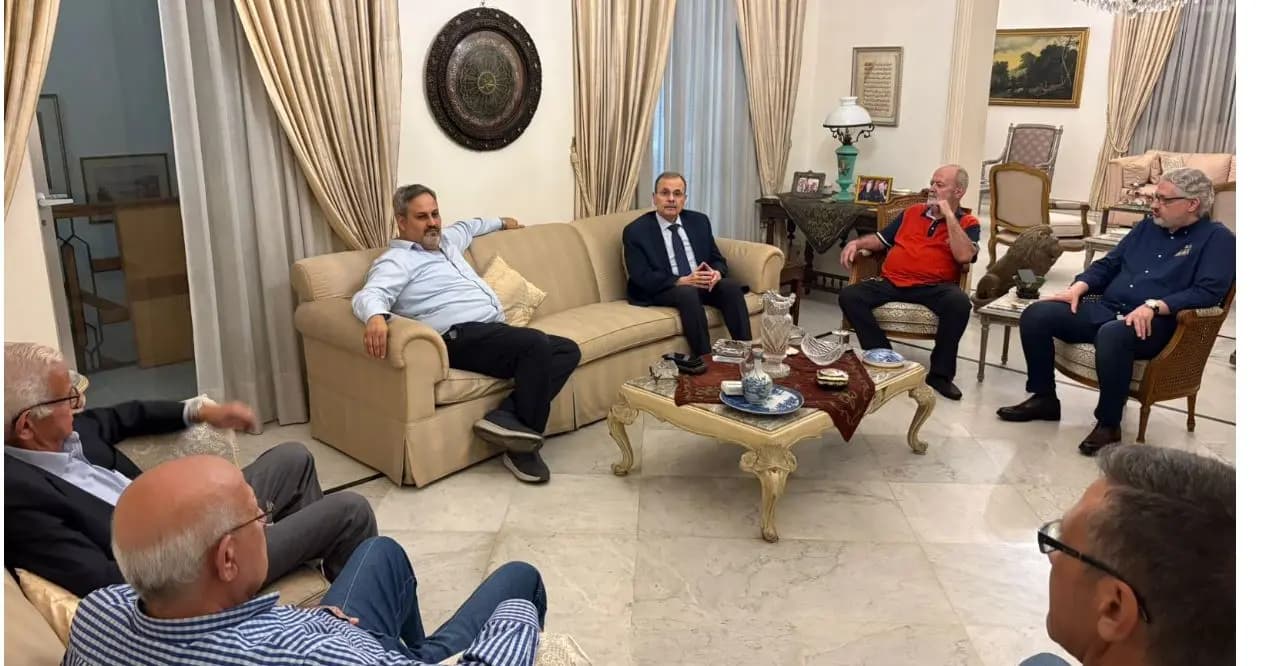 البزري يلتقي وفد من الحزب السوري القومي الاجتماعي