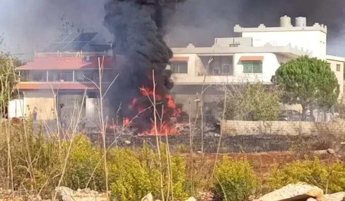 حريق كبير في "إبل السقي"