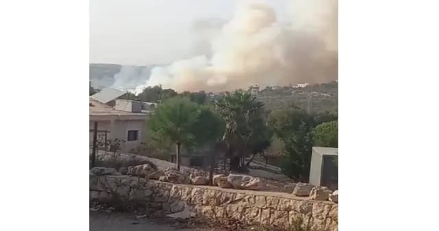 حريق كبير يهدد المنازل في أحراج المطلة – الشوف
