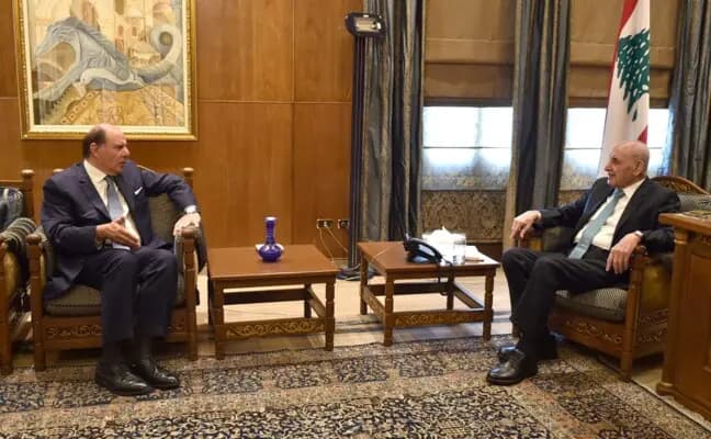 بري بحث الشأن المالي مع حاكم المصرف