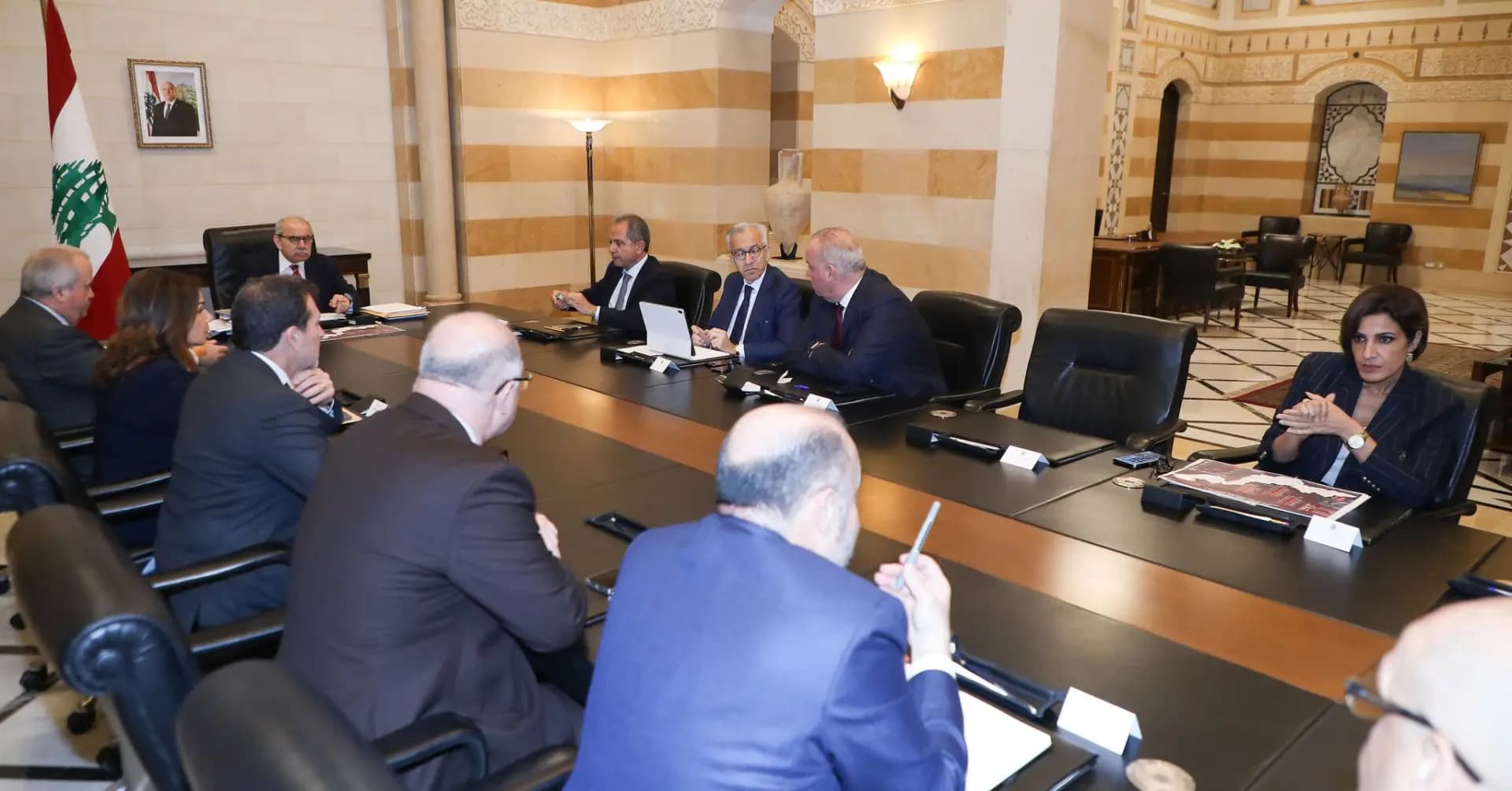 اللجنة الوزارية لإعادة الإعمار تبحث آلية التعويض وترميم الأضرار