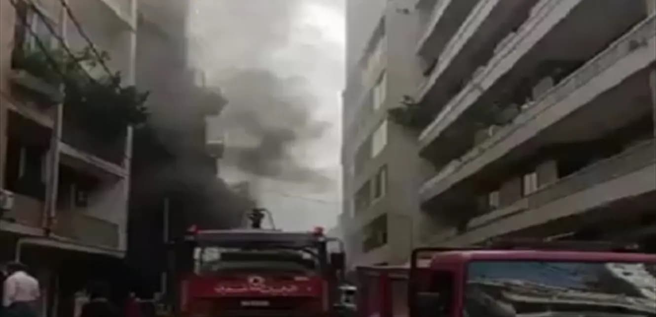 حريق كبير في الأشرفية