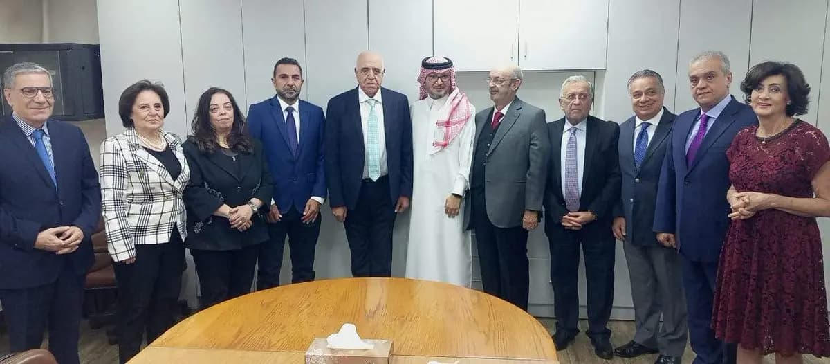 السفير السعودي يزور نقابة محرري الصحافة اللبنانية