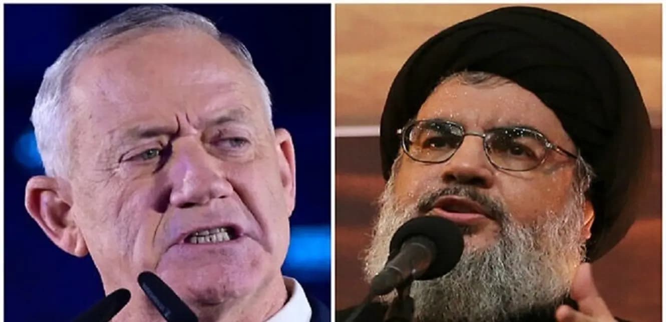 غانتس يحذّر نصرالله من تعطيل محادثات الحدود البحريّة وإلاّ...؟