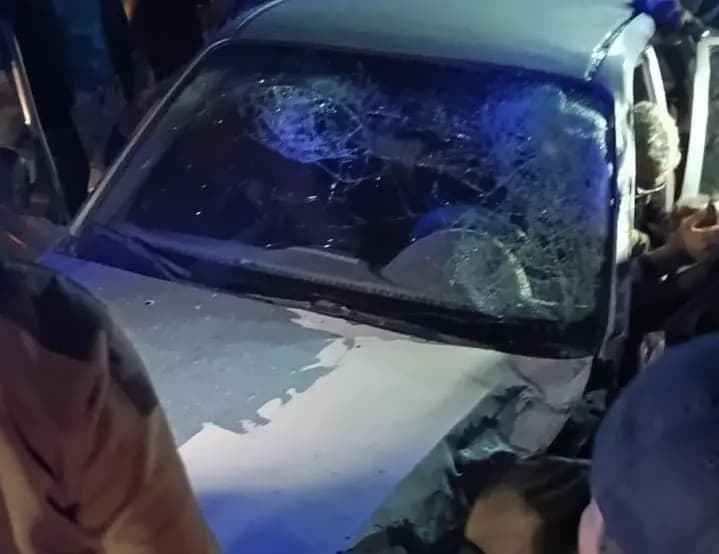 حادث سير على طريق الروضة - ديرزنون