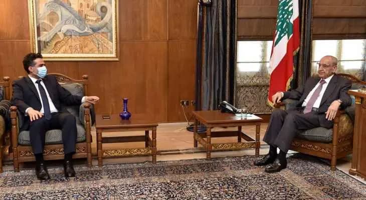 وزير الاشغال نقلاً عن بري: مرفأ بيروت هو القلب النابض للبنان والنقل المشترك يجب أن يصل حتى آخر قرية حدودية