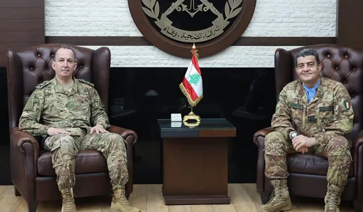هيكل يستقبل قائد قوة اليونيفيل