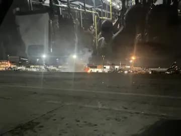 حريق طائرة في البرازيل وإجلاء للركاب