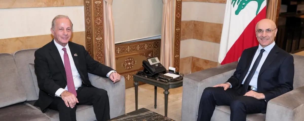 الحجار يلتقي السفير الأميركي
