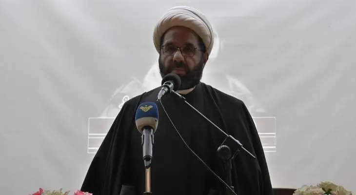 دعموش من برالياس: حزب الله لن يتراجع عن معادلاته لانتزاع الحقوق