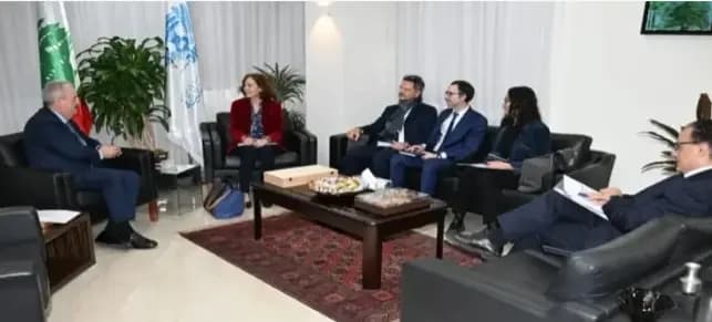 جابر يستقبل وفدا من الخزانة الفرنسية