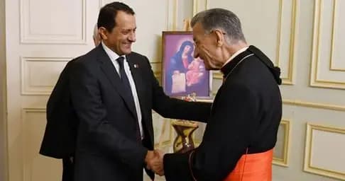 الراعي يستقبل السفير القطري وديبلوماسيًّا إيرانيًّا