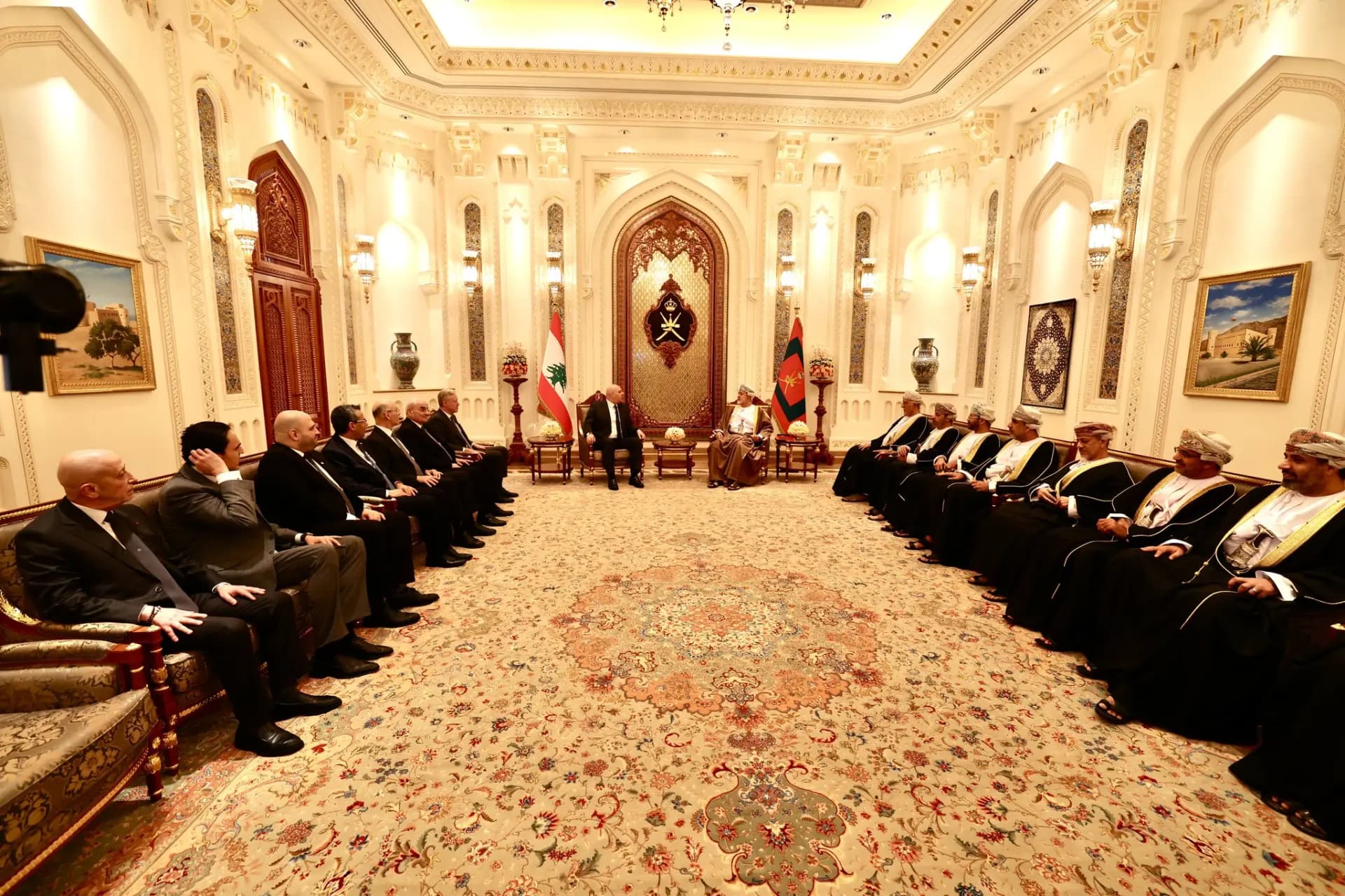 بيان لبناني - عماني: لوقف الاعتداءات على لبنان.. واتفاقيات لتعزيز التعاون