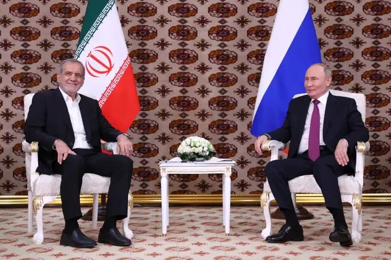 لقاء بين بوتين وبزشكيان: الأولوية للطاقة