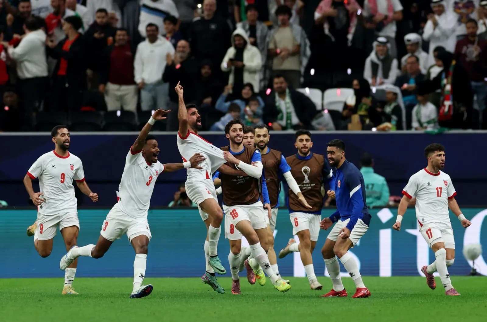 الأردن يتأهل لنهائي كأس العرب بعد الفوز على السعودية