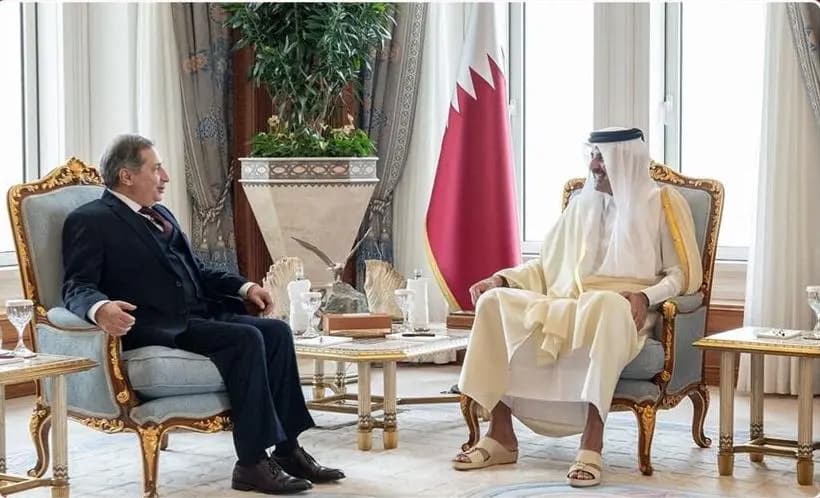 السفير قبلان يباشر مهامه في الدوحة