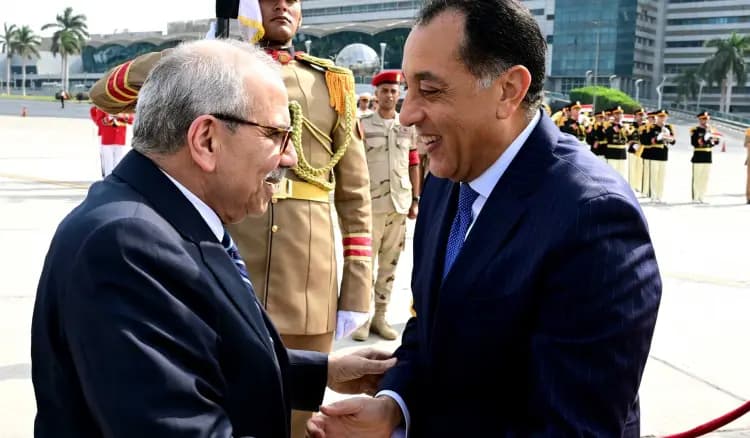 سلام يستقبل نظيره المصري في بيروت