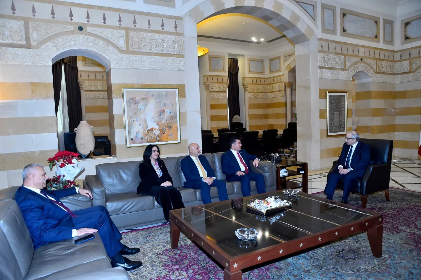 إعادة الإعمار بين سلام والوفد العراقي